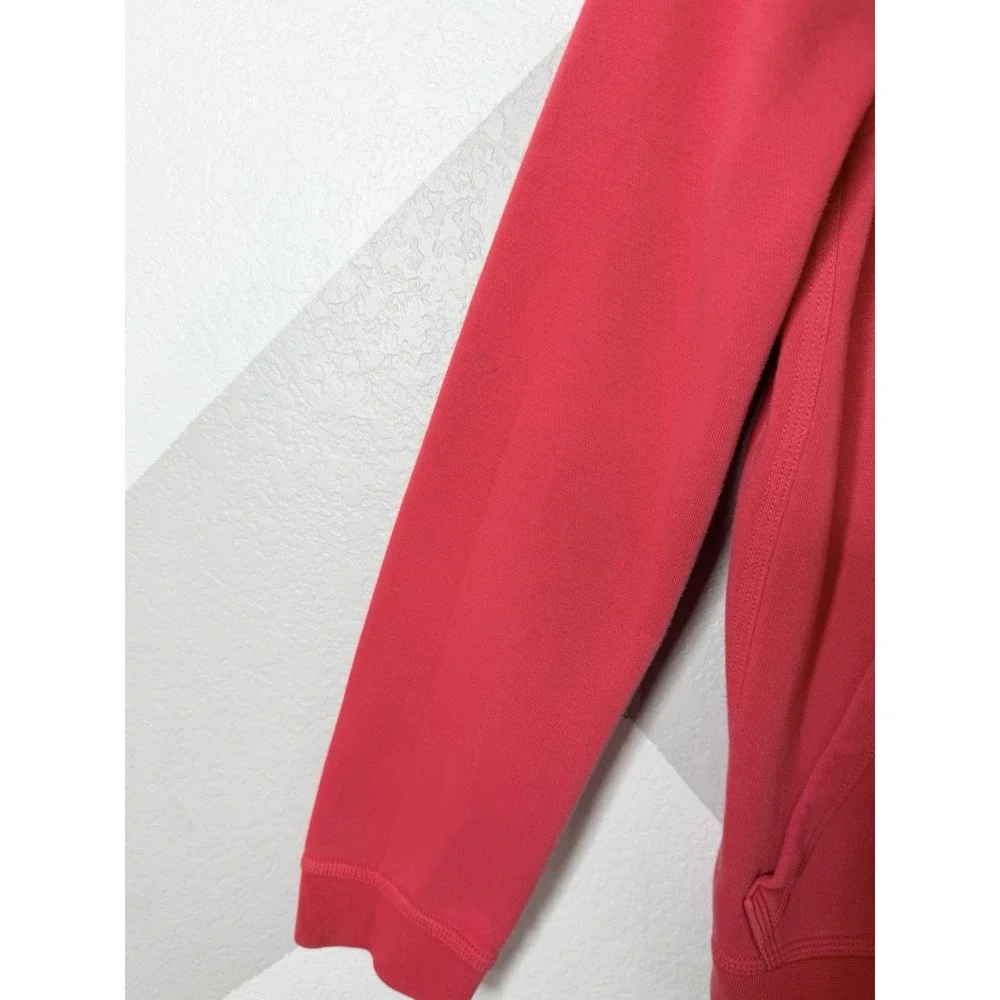 Nike Sportswear Boys Hoodie Large Red White Gray Swoosh Pullover CJ7861-657 READ